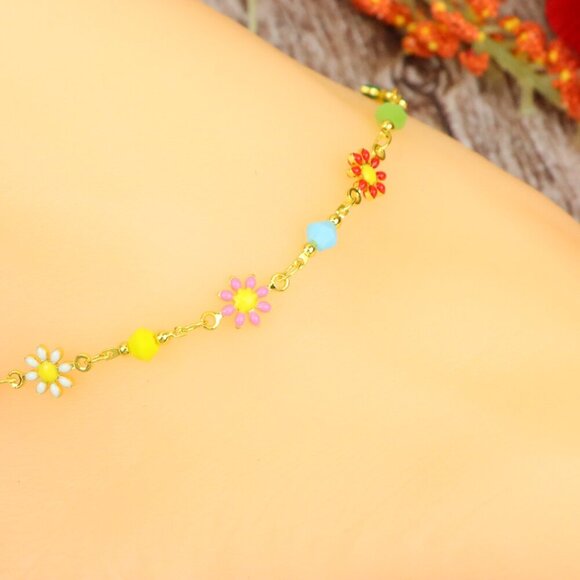 "Dainty Anklet for Women – Elegant Everyday Jewelry & Perfect Gift | MLCRC1160 - Picture 1 of 10